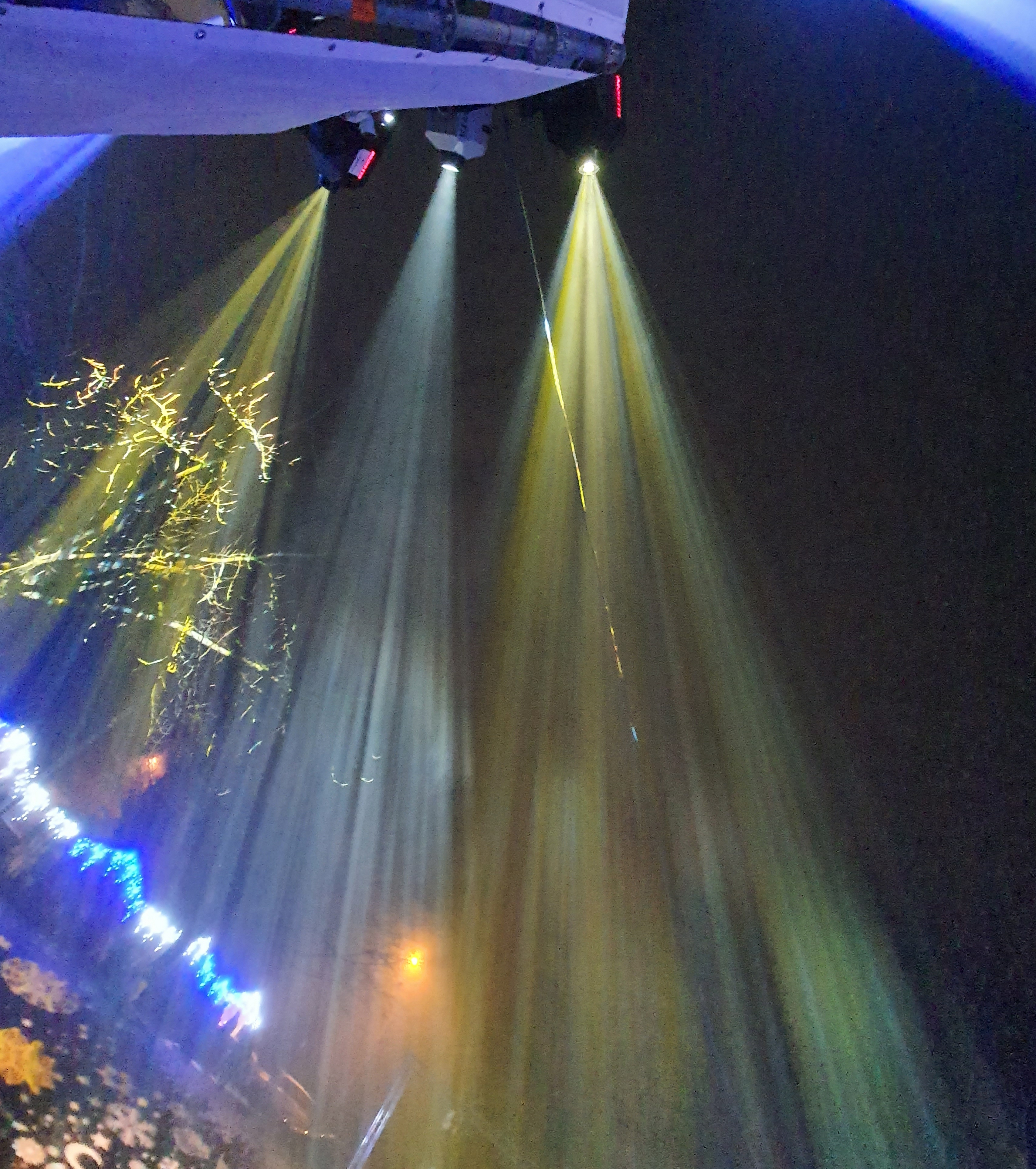 large projector beams